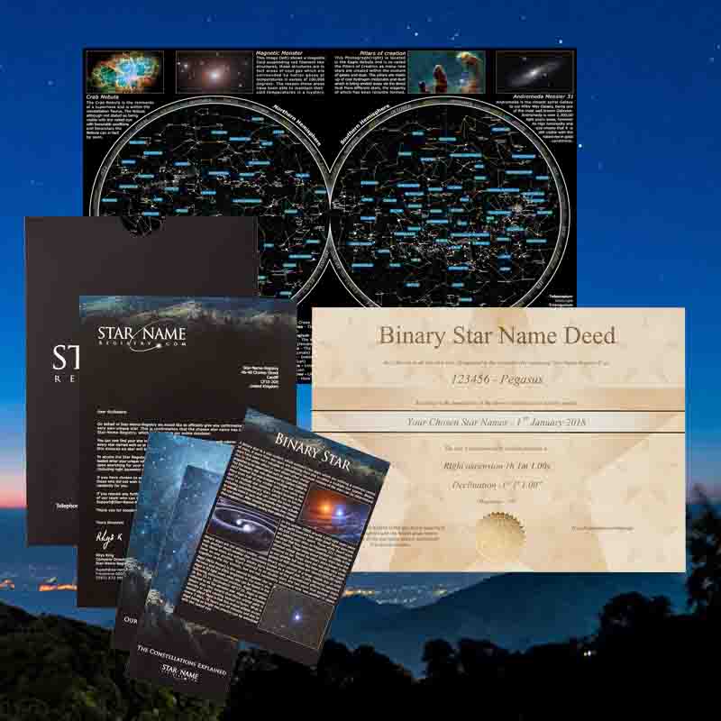 Buy Our Best Selling Name a Star Gift Set From Our US Star Registry