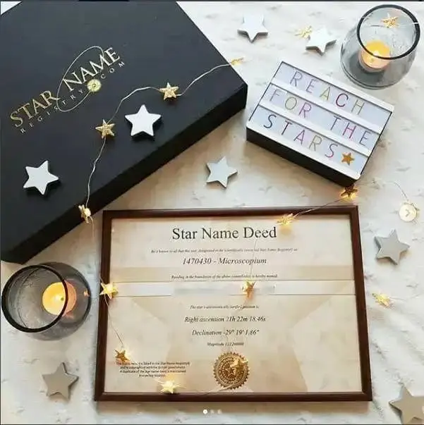 Star naming gift 8